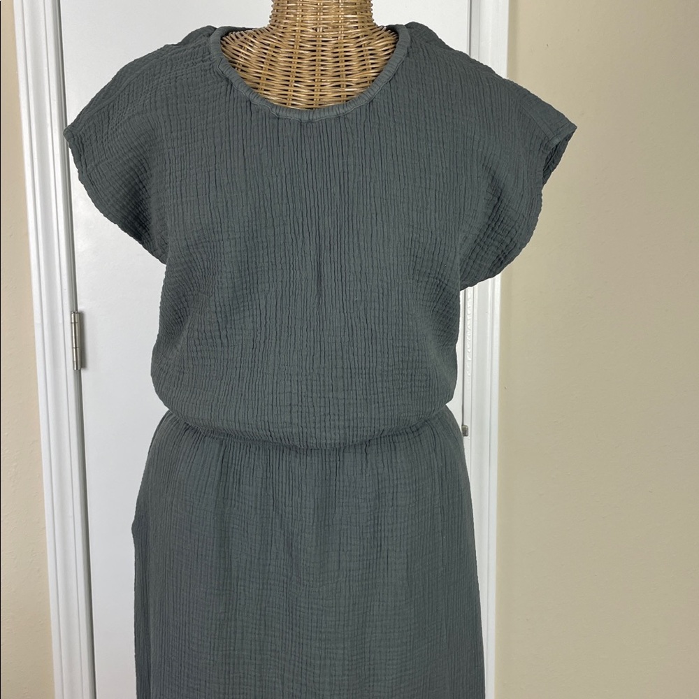 UpWest Dark Gray Coastal Maxi Skirt Set - Picture 2 of 10